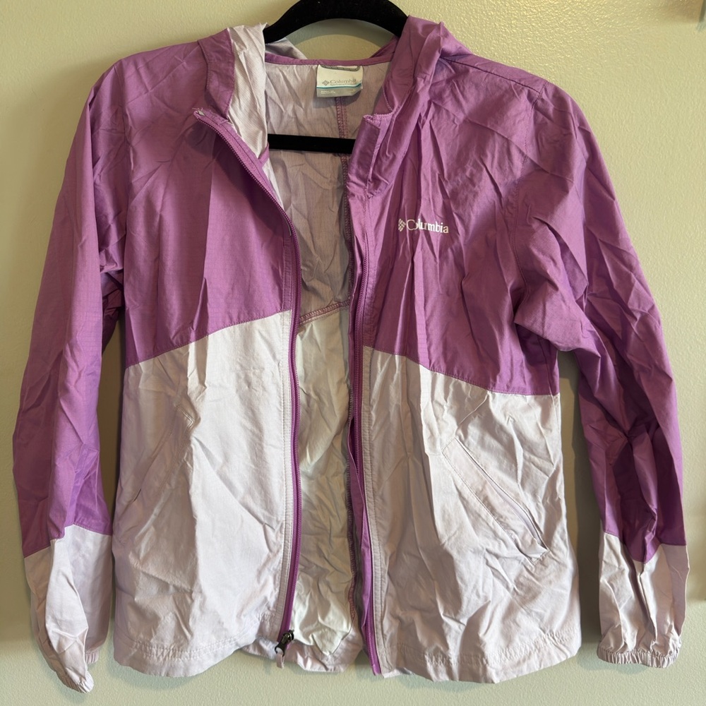 Columbia Lavender and White Outdoor Jacket